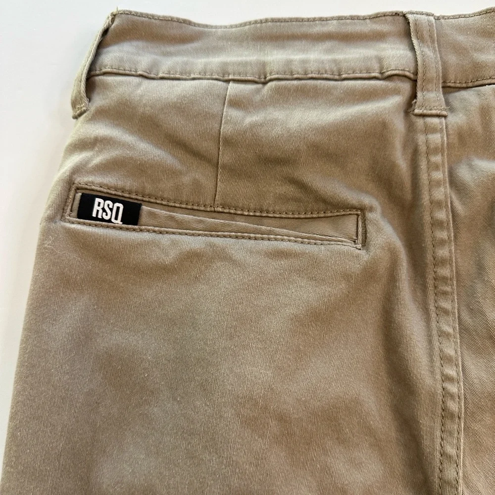 RSQ Skinny Chino Pants Khaki London Boys Size 14